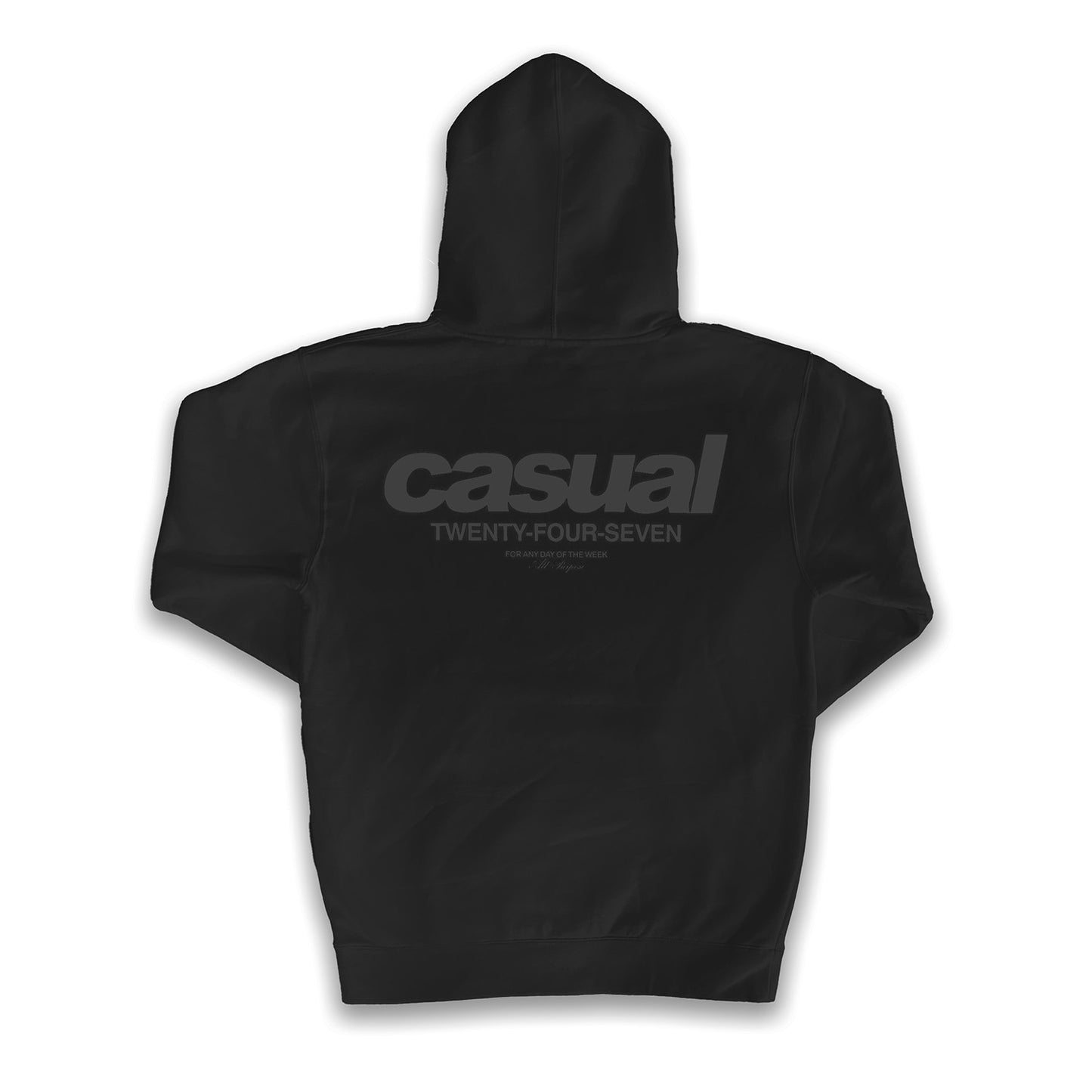 Black on Black Hoodie