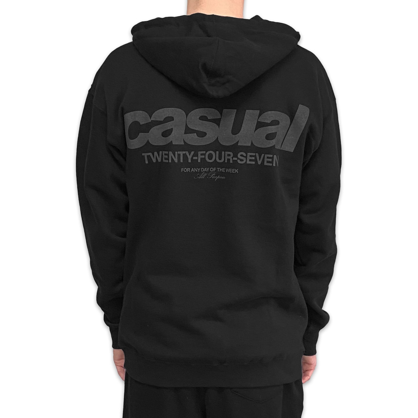 Black on Black Hoodie