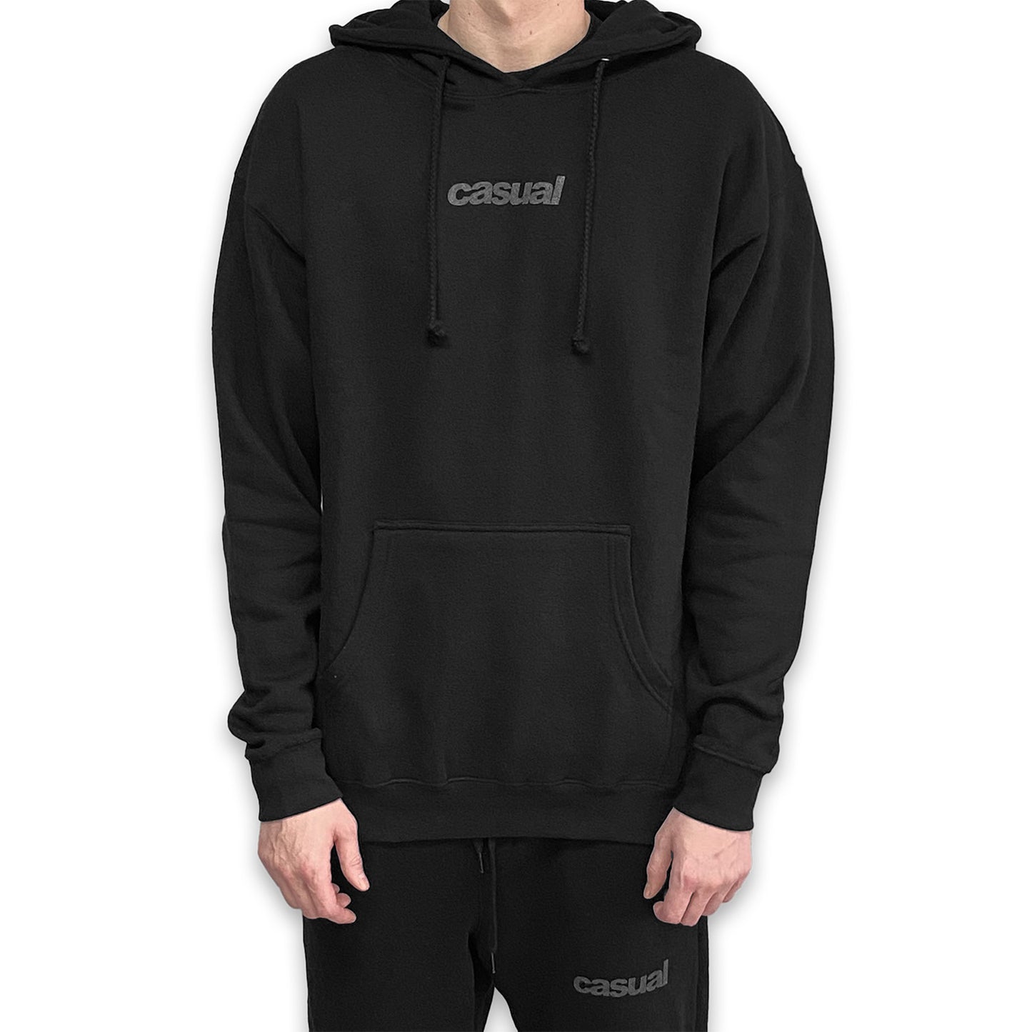 Black on Black Hoodie