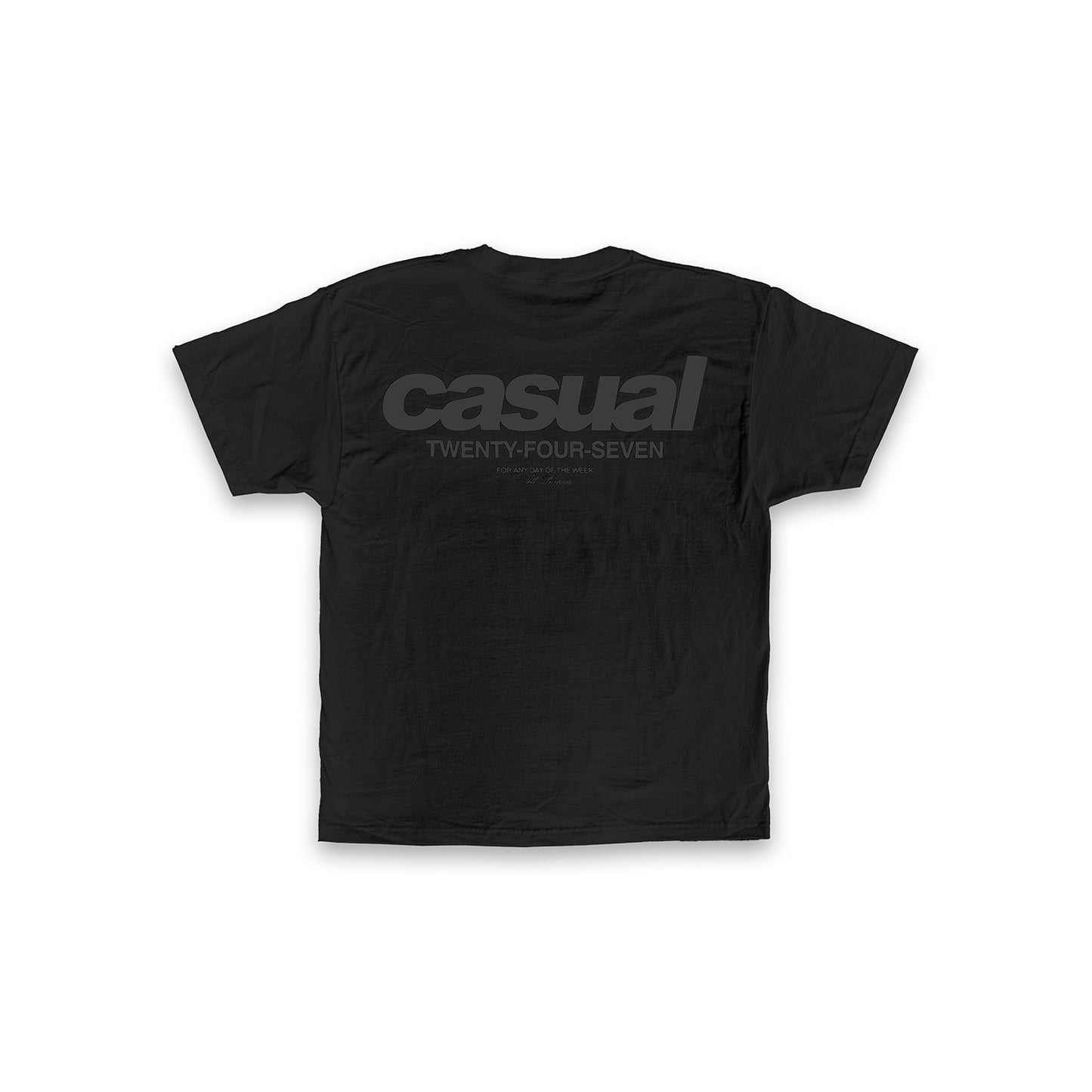 Black on Black Tee