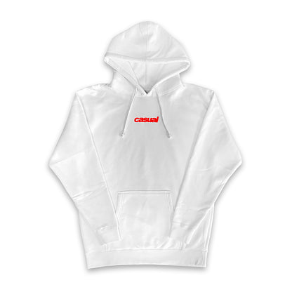 Red on White Hoodie